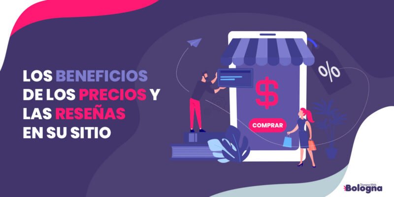 los beneficios de los precios y las resenas en su sitio